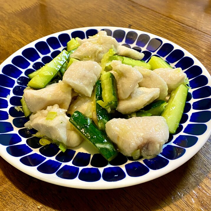 鶏むね肉ときゅうりのナムル【朝鮮・副菜】